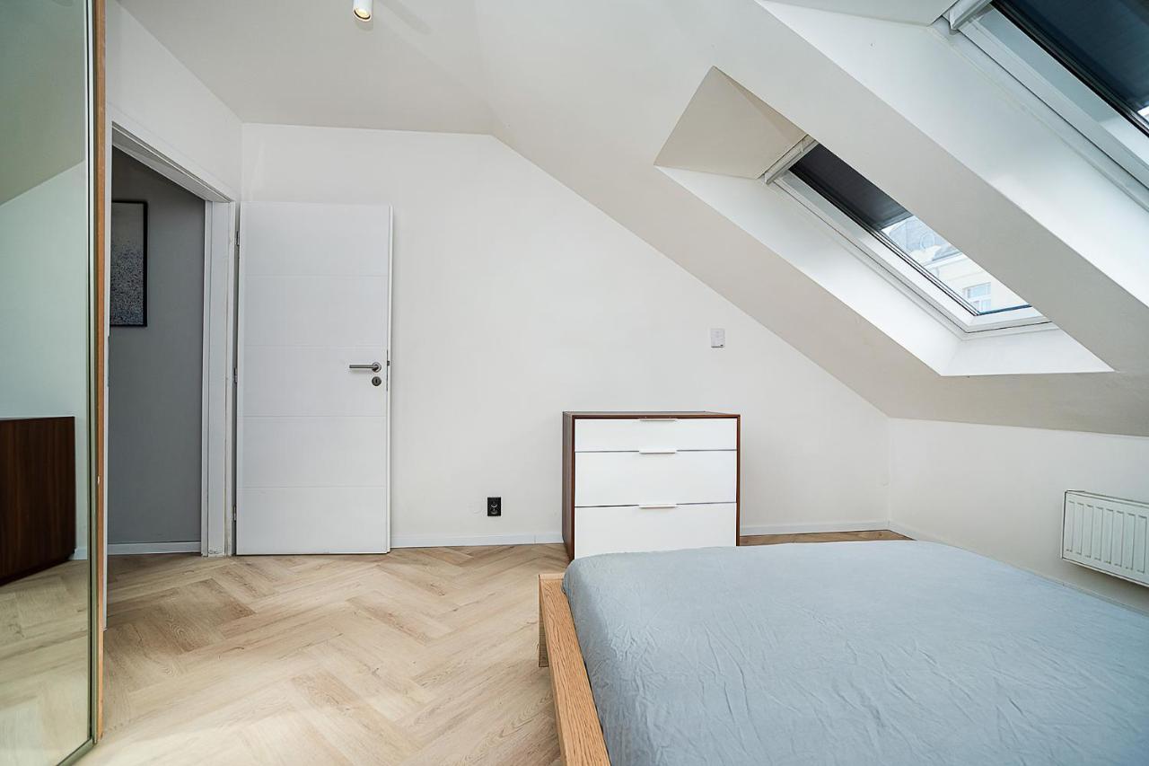 Big 4-Bedroom Flat, Terrace With Great Vitkov View ปราก ภายนอก รูปภาพ